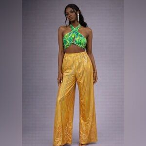 Glitz Beaute “Golden Aura Luxe pants